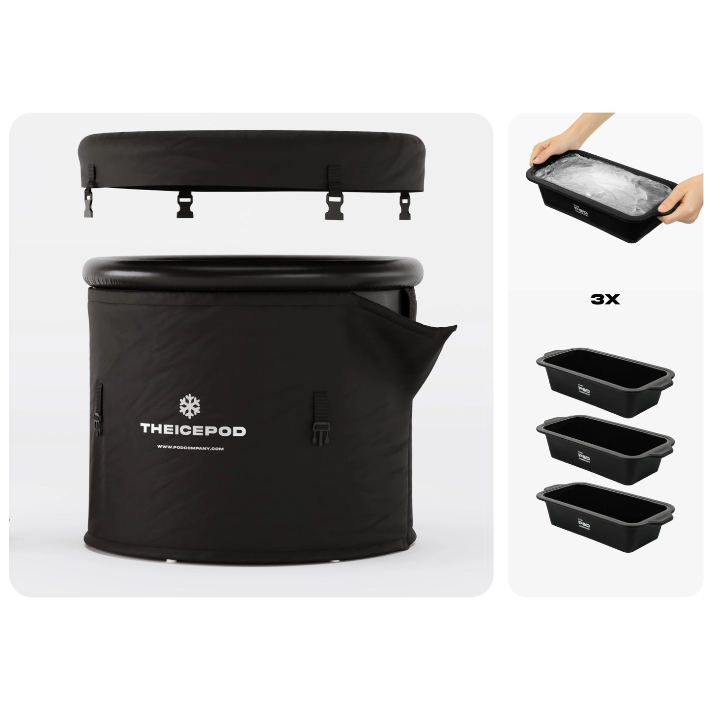 Ultra Insulated Cover Set & XXL Ice Block Bundle