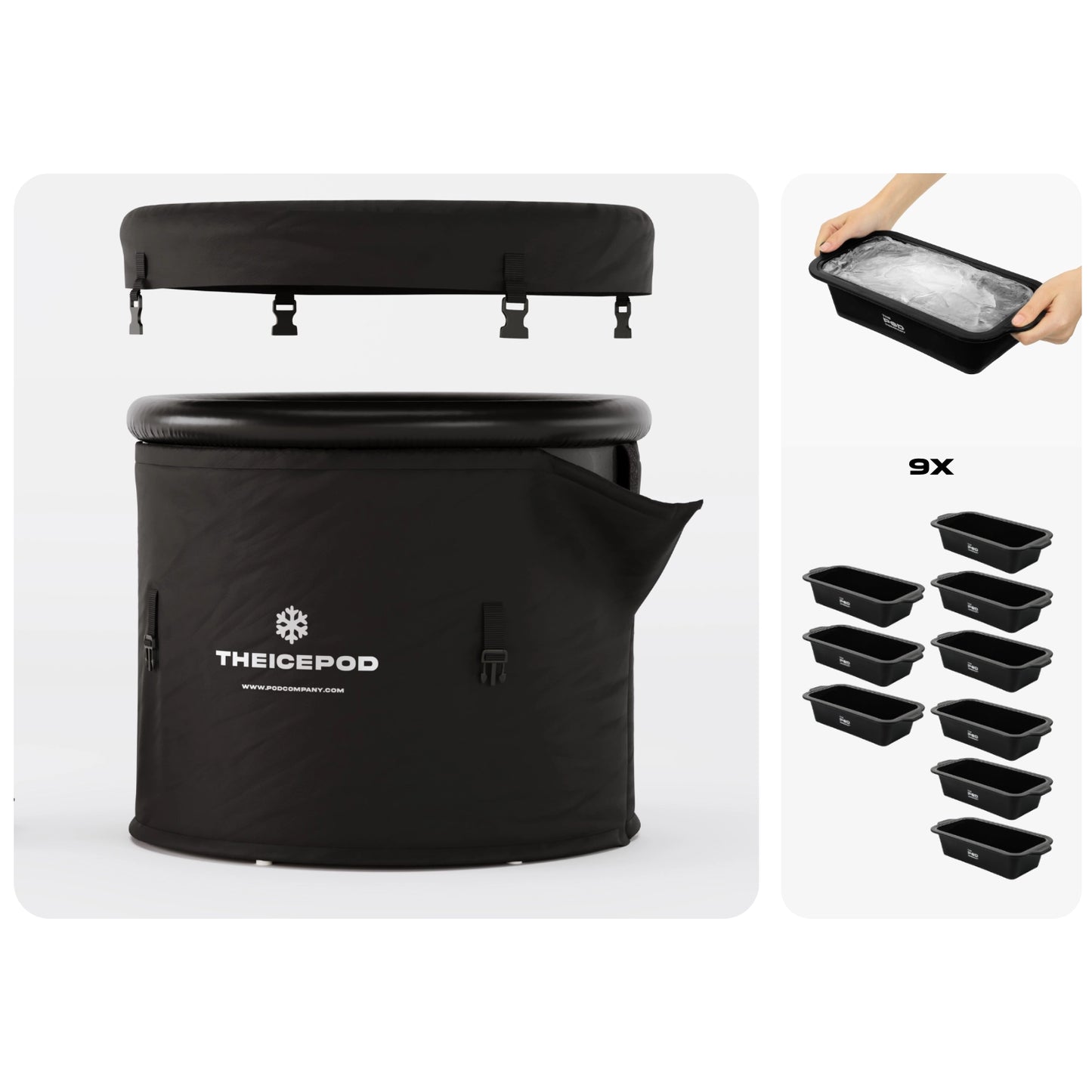 Ultra Insulated Cover Set & XXL Ice Block Bundle