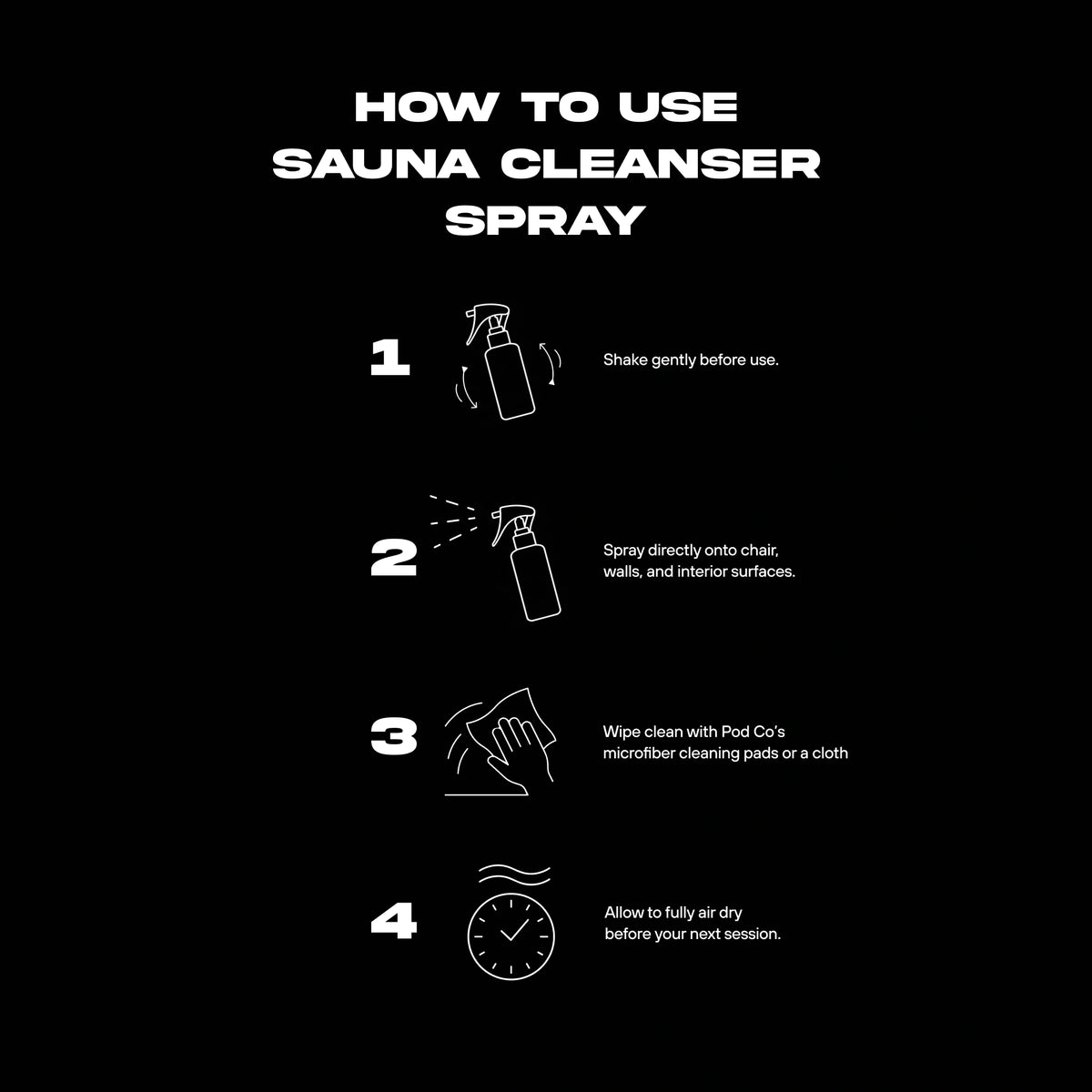 Sauna Pod Cleanser