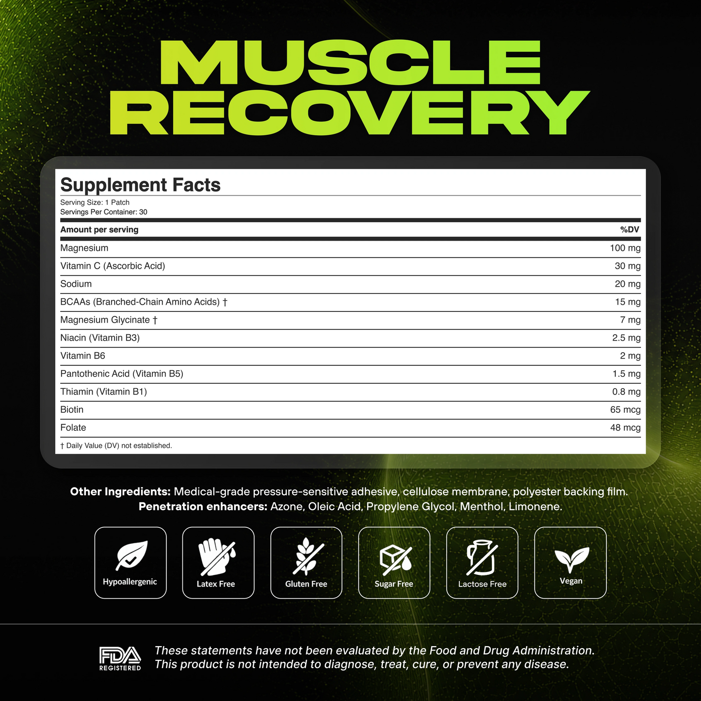 Muscle Recovery Patch