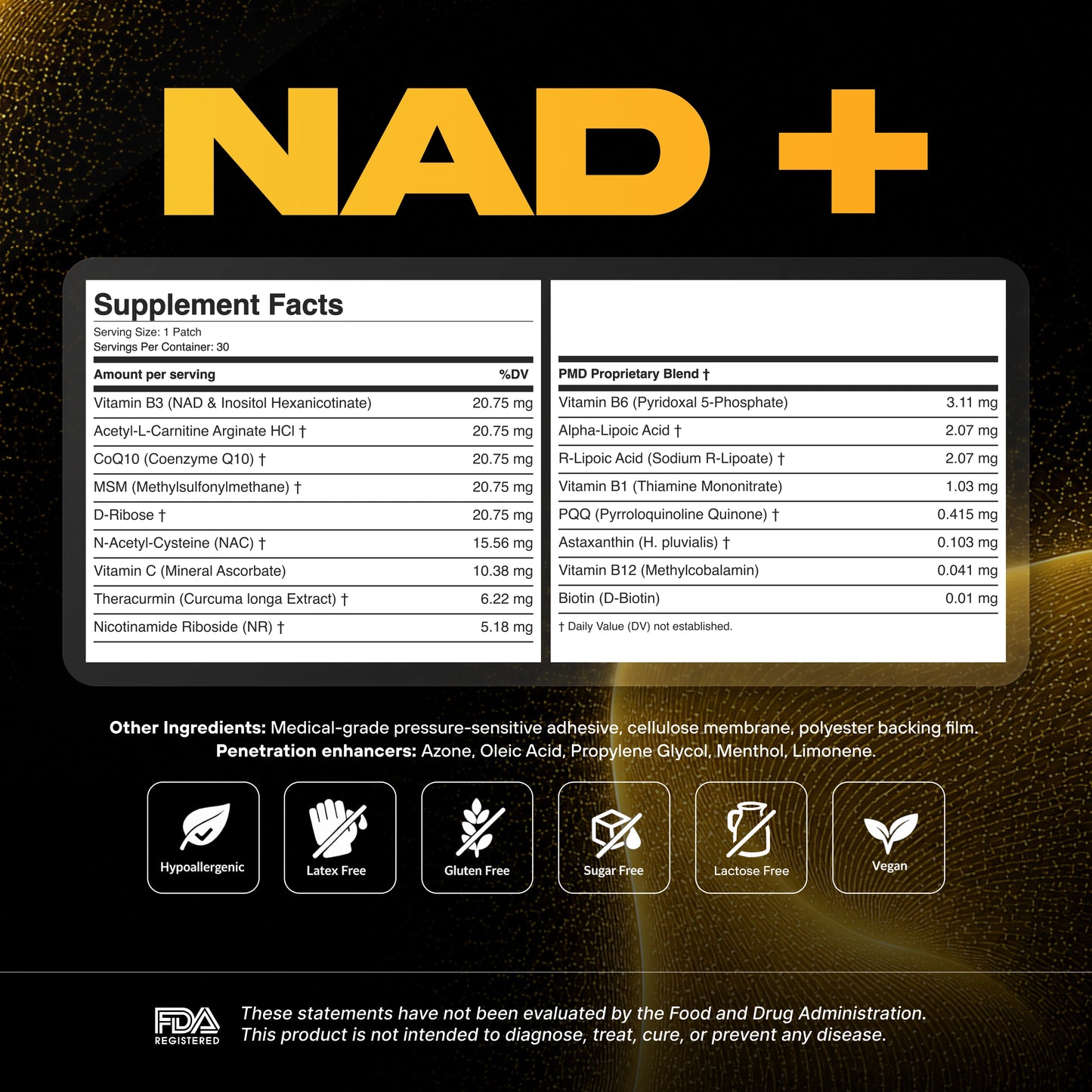NAD+ Patch