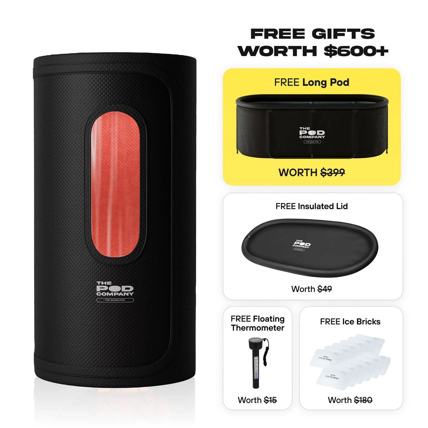 Sauna Pod PLUS Free Long Pod