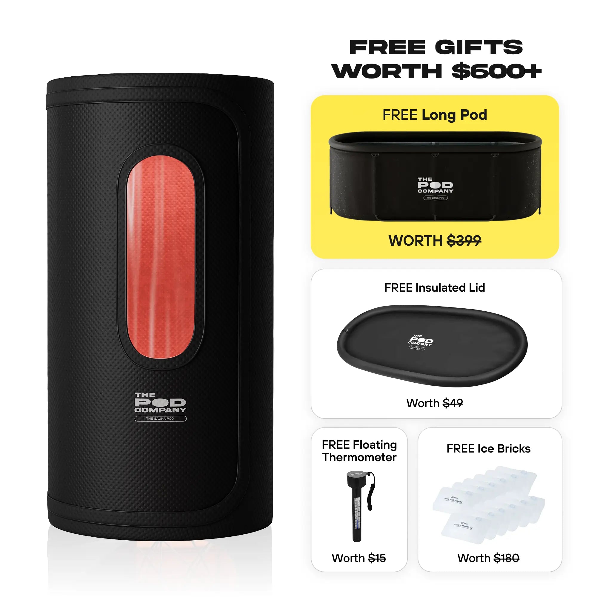 Sauna Pod PLUS Free Long Pod