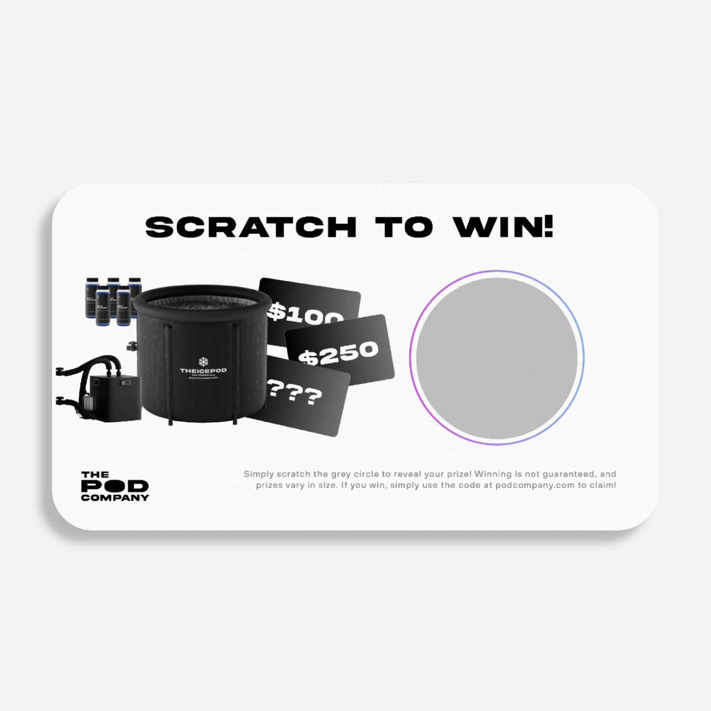 FREE Gifts - x2 Physical Scratch Cards